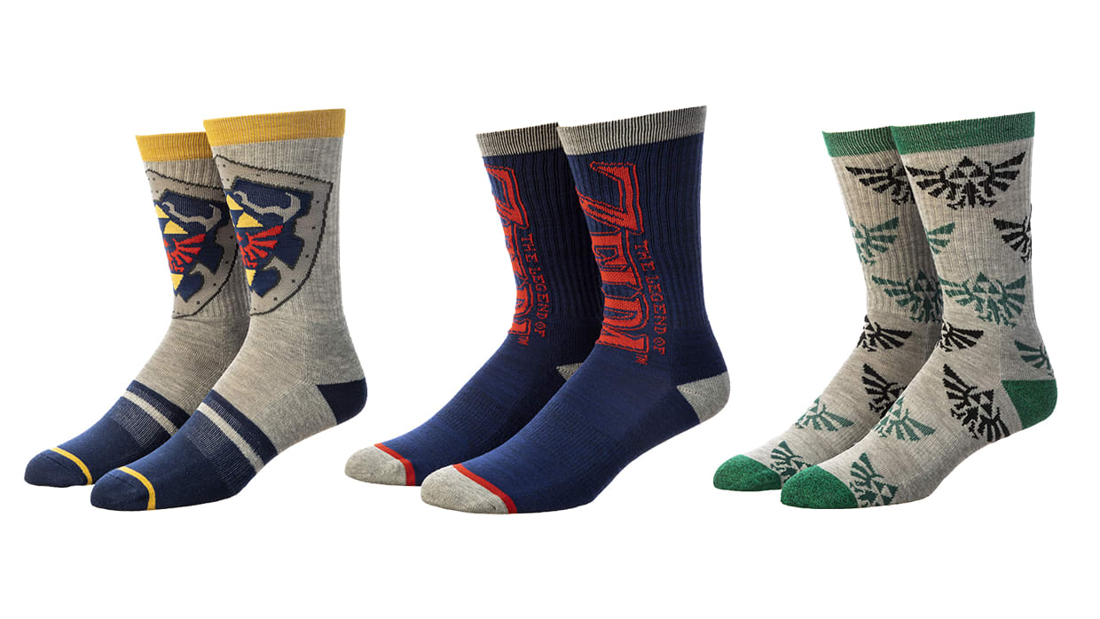 The Legend of Zelda Men's Socks Version 2 - 3-pack 1
